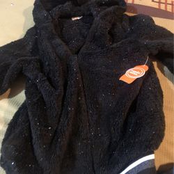 Wonder nation ,  Size Xl 14-16 Brand New Soft Hooded Black Jacket Sparkles
