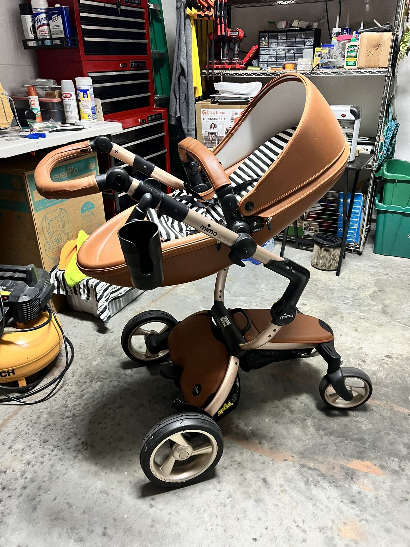 Mima Xari Luxury Baby Stroller & Changing Bag- Used