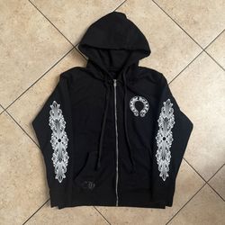 Chrome Hearts zip up hoodie