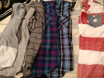 BoysSize 10 jeans and shirts