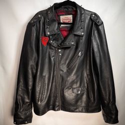 Levi's vegan Leather Punk Studded Biker Jacket