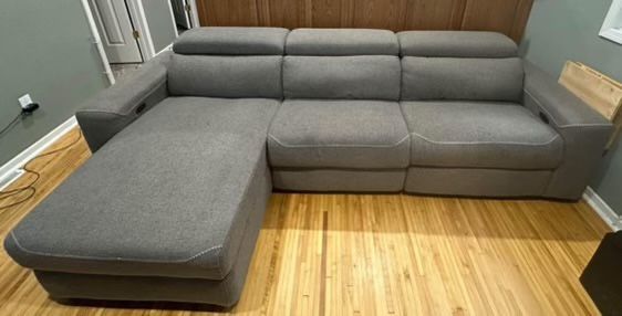 Electric Sofa With Chaise