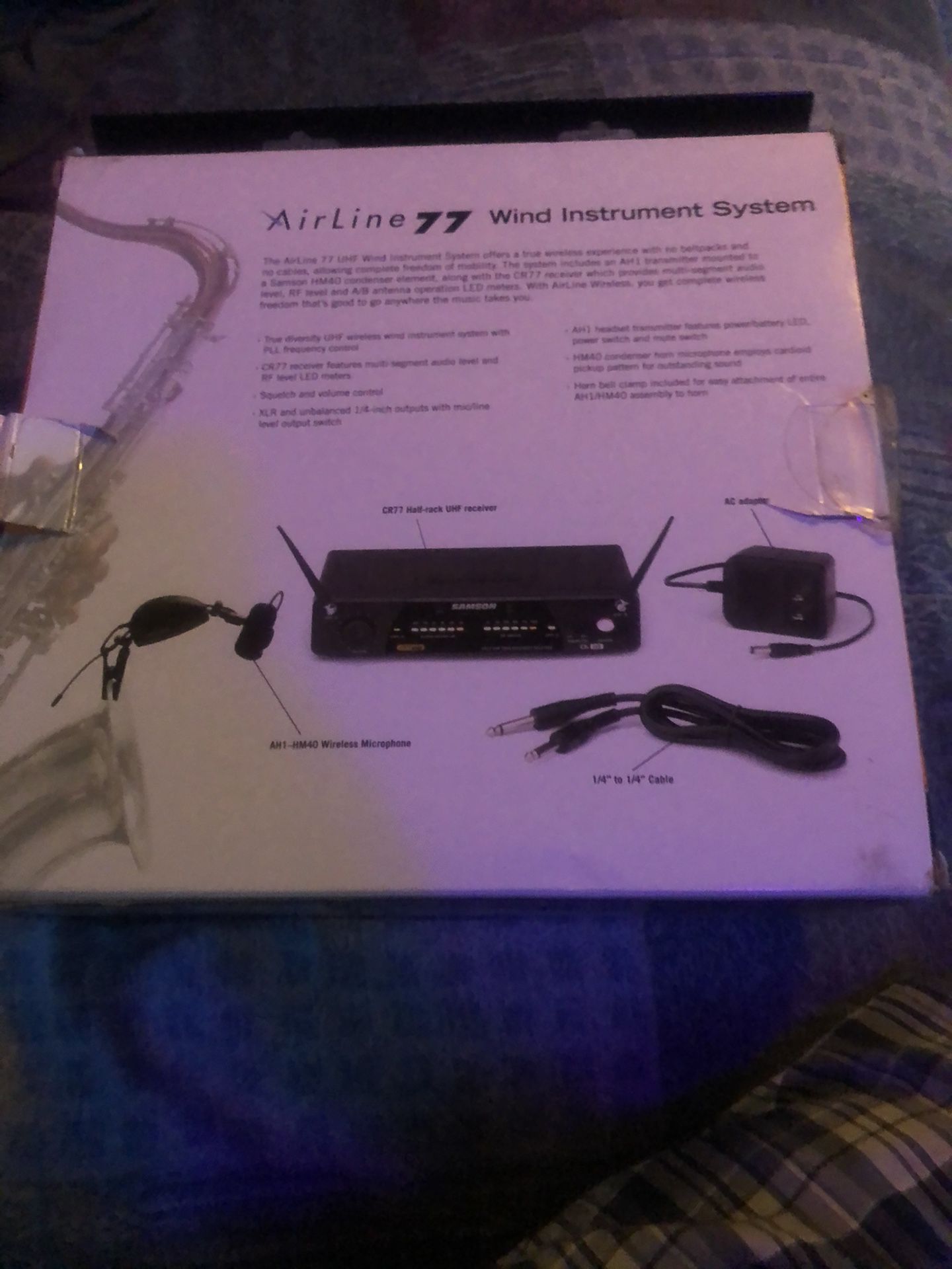 Wireless mic for instruments