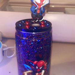 Spider-Man Snow Globe Plastic Cup