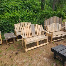 Unfinished Lawn pallet Lawn Chairs 