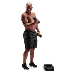 Weider Dumbbell Power Set, 3-8 Pound Pairs with Storage Tray and Exercise Chart