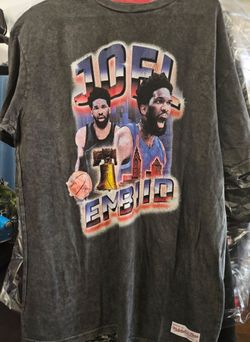Joel Embiid Mitchell and Ness ASG T shirt BNWOT