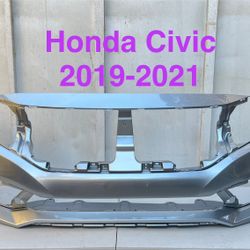 2019-2021 Honda Civic Front Bumper OEM 