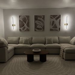 Beige Sectional Couch