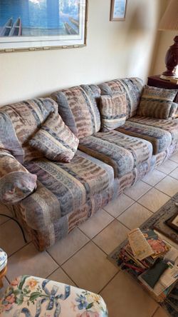 free couch with matching loveseat