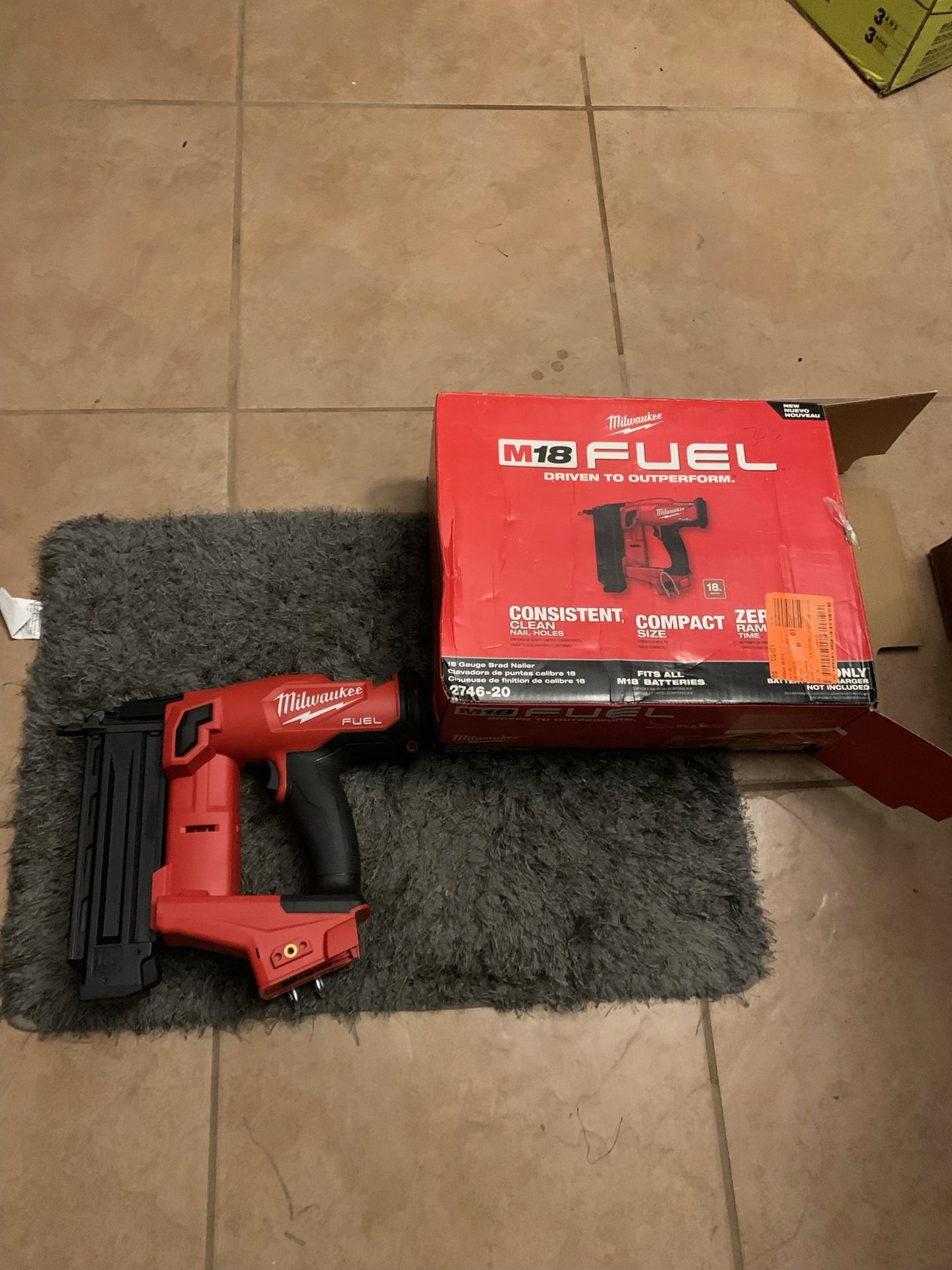 Milwaukee M18 FUELâ„¢ 18 Gauge Brad Nailer (2746-20)