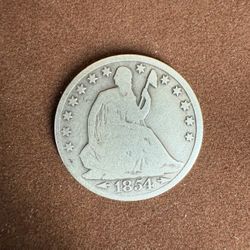 1854-O Seated Liberty Half Dollar 
