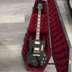 Epiphone SG Standard electric guitar in an ebony finish