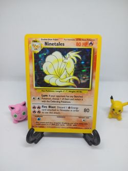 Pokemon 1999 ninetales holo base set lp