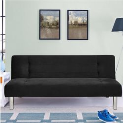 Modern Microfiber Futon USB Port New 3 Color Available 