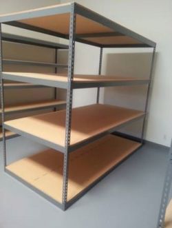 Stock Supply Storage Rack Shelving 96 in W x 48 in D Shelves Similar To Uline And Grainger Delivery Available