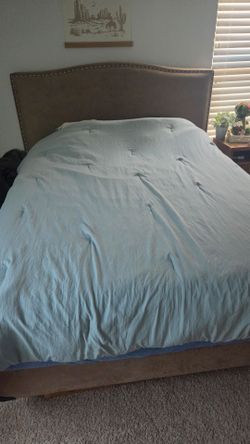 Queen Bed with frame.