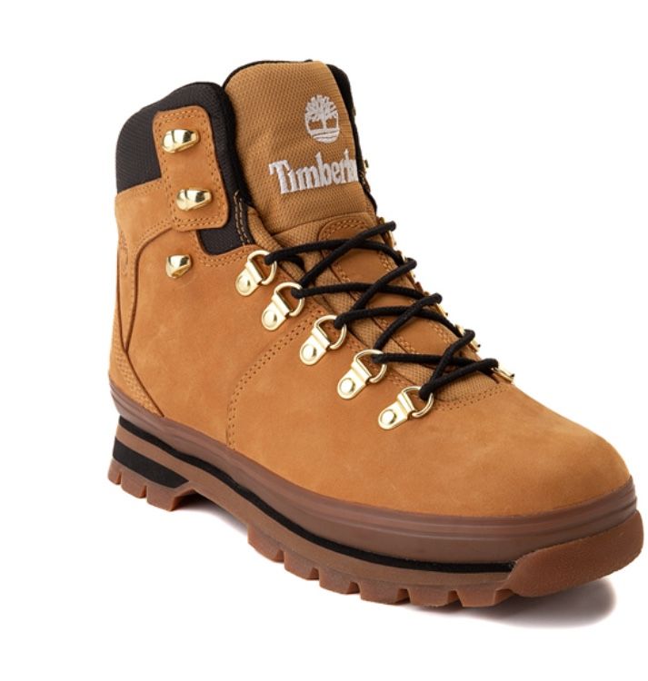 Timberland- Mid Top Wheat Colored Hiker Boots