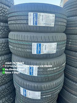 235/55R18 Kumho Crugen New Set of Tires Installed and Balanced Set de Llantas Nuevas Instaladas y Balanceadas