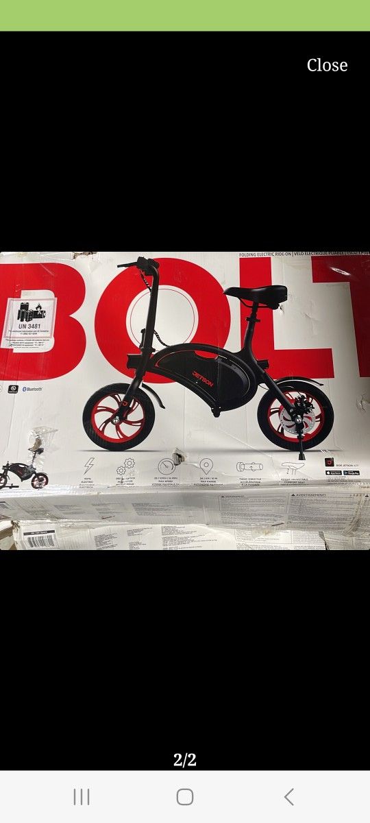 Jetson Bolt Folding Electric Scooters.  