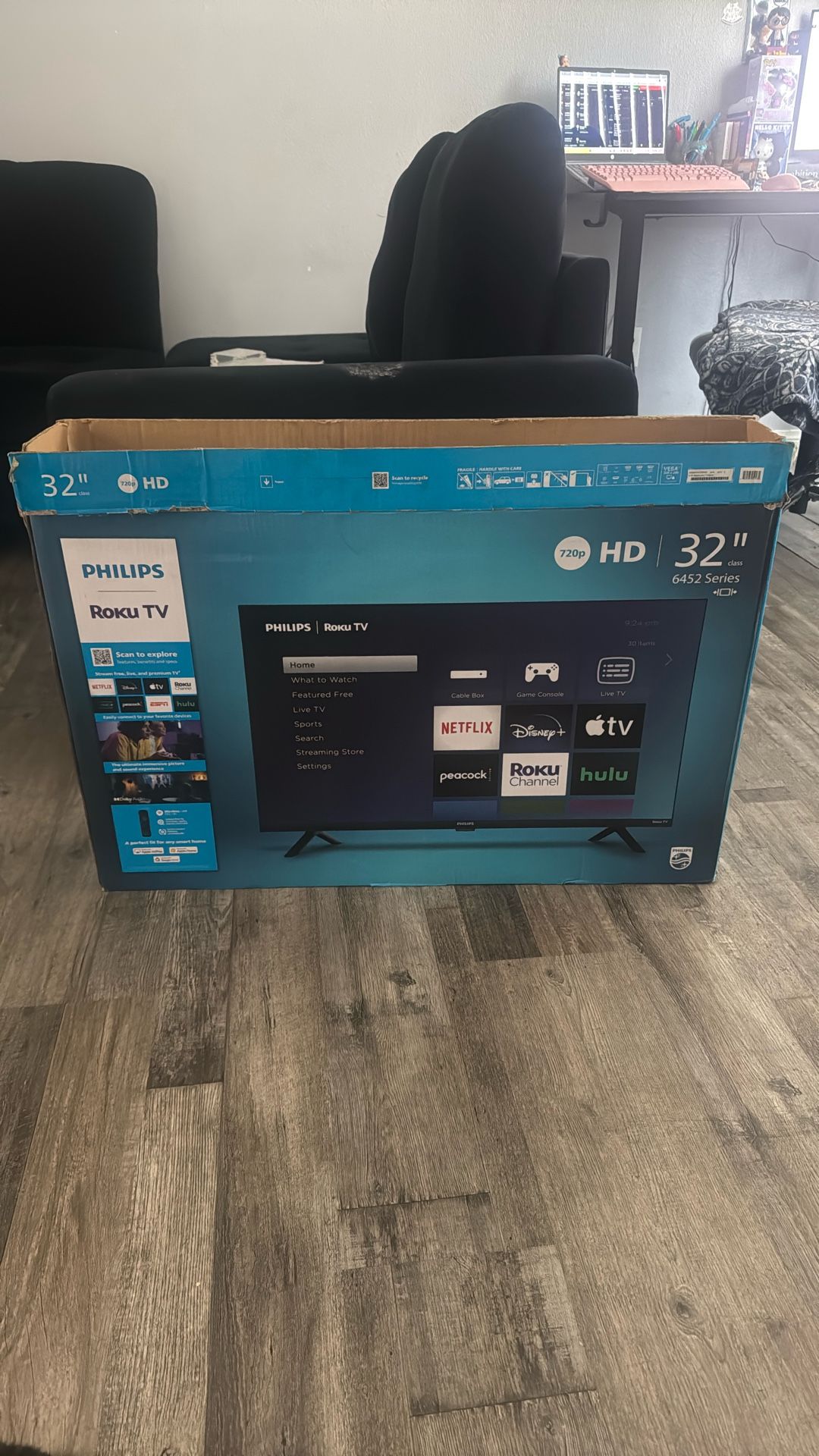 32’ Inch Philips Roku Tv