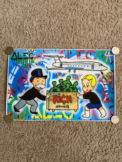 Pop Art Canvas - Colorful Graffiti Illustration