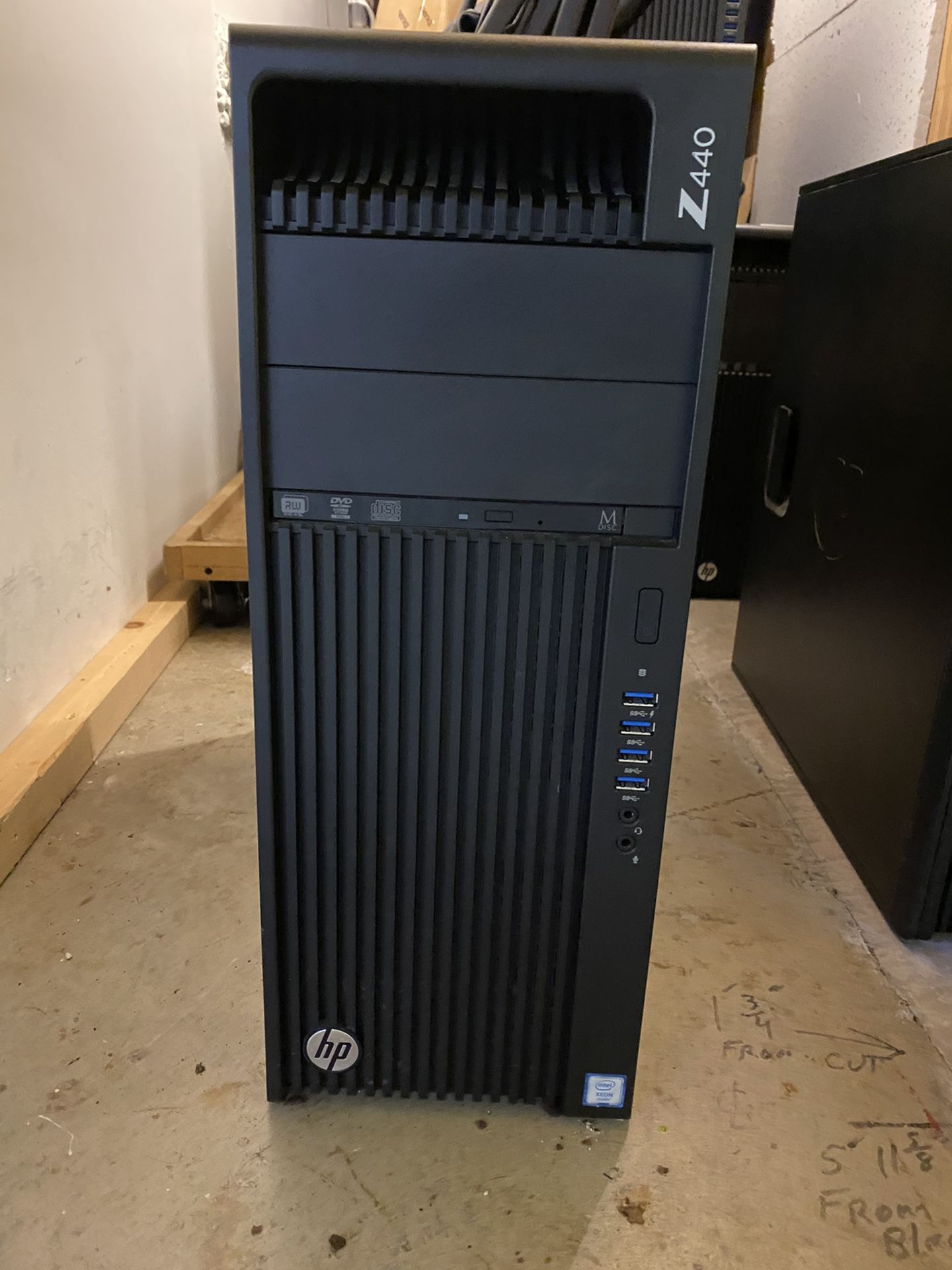 HP Z440 Desktop CPU with NVIDIA Quadro M4000 graphics card