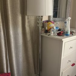 White Silver Lamp