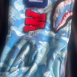 BAPE Blue Camo Shark
