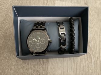 Yaamava Men’s Watch and Bracelet Set -New-