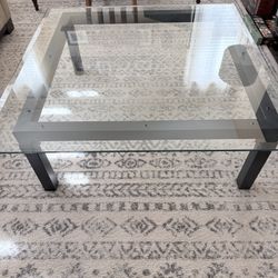 Large Glass Coffee Table $100 or BO