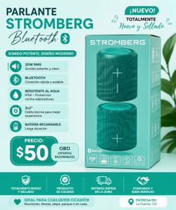 Nuevo Parlante Bluetooth Stromberg 20W - Sellado