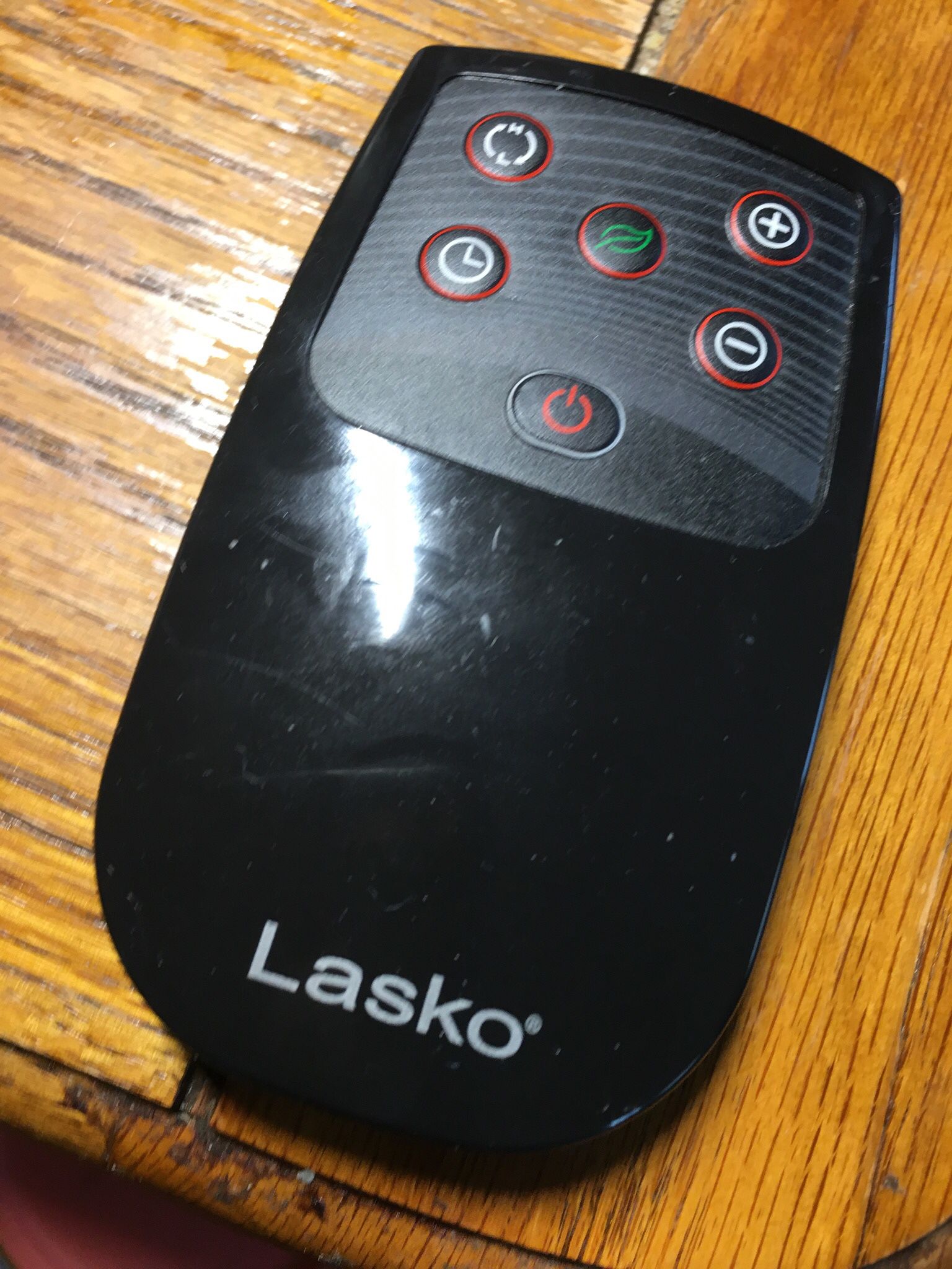Lasko fan  remote control