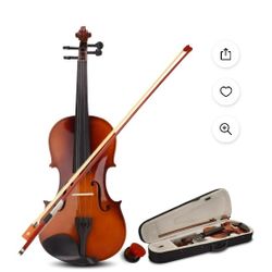New in case Ammoon 4/4 violin 