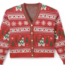SM Avail Disneyland Park Authentic Holiday Christmas Sweater Cardigan
