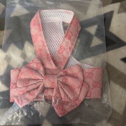 Gucci Pink Dog Harness Size S