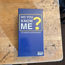 Do You Know Me? Card Game