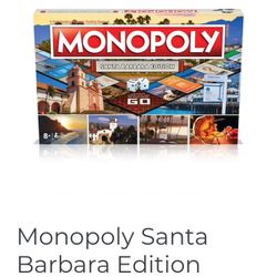 Unopened Monopoly Santa Barbara Edition