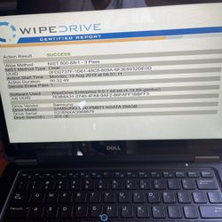 Dell Latitude E7450 Touch Screen Laptop - Wiped Clean - 256 Drive Size