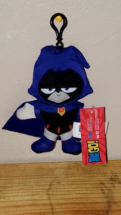 Teen Titans Go! 4" Raven Plush Clip On Toy! With Tags! 