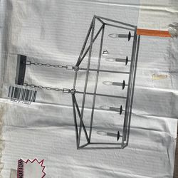 New Brush Nickel 5 Light Chandelier