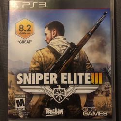 Sniper Elite 3 PS3 w/ manual