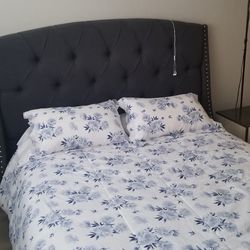 Queen Bed And Night Stand 