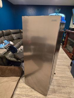 Vissani Stainless Steel Upright Refrigerator