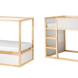 IKEA KURA reversible bed, Twin
