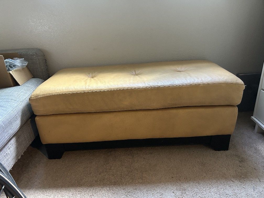 Yellow Ottoman