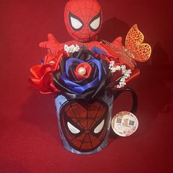 Spider Man Con Rosas Eternas 