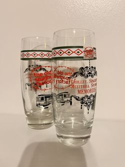 Vintage Old Spaghetti Factory Glassware - Set of 2