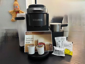 Keurig K-Café Single Serve Coffee, Latte & Cappuccino Maker – Good Condition!