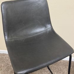 2 Brand New Dark Gray Bar Height Bar Stools